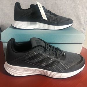 NEW Adidas Duramo SL Mens Size 10.5 Running Shoes Black/White Athletic Sneakers